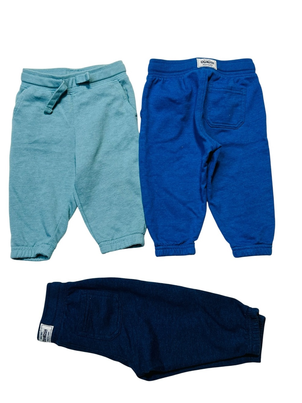OshKosh B'gosh Teal, Royal & Navy Trio Sweatpants Set